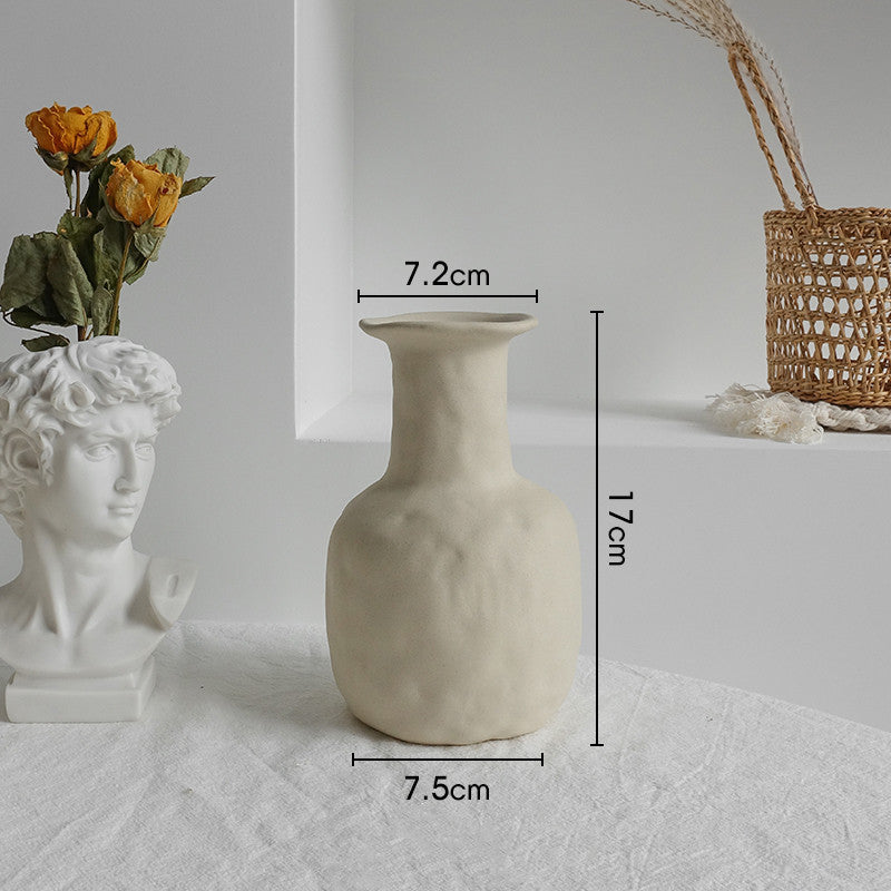 Simplicity Ceramic Vase Dry Flower Arrangement Home Decor