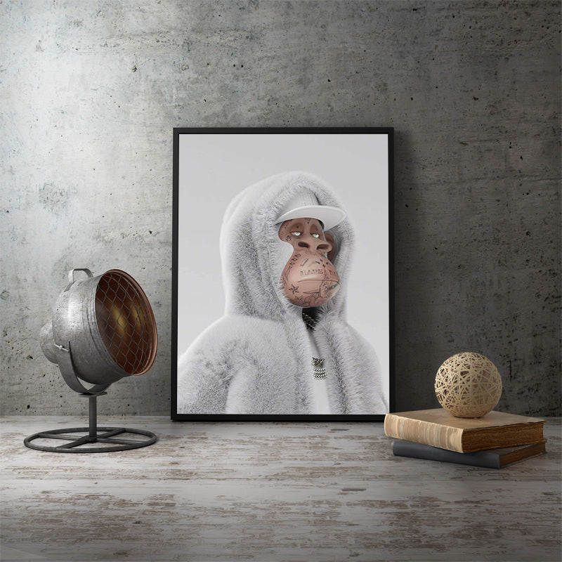 Painting Yacht Club Monkey Fashion Aesthetics