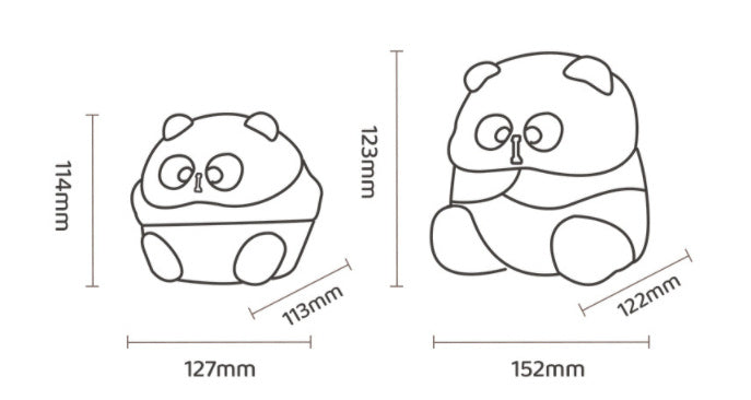 Adorable Panda Touch Sensor Lamp