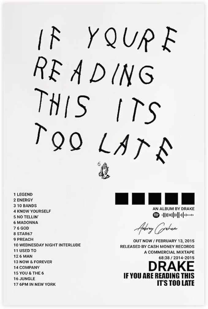 Drake Rap Canvas Art