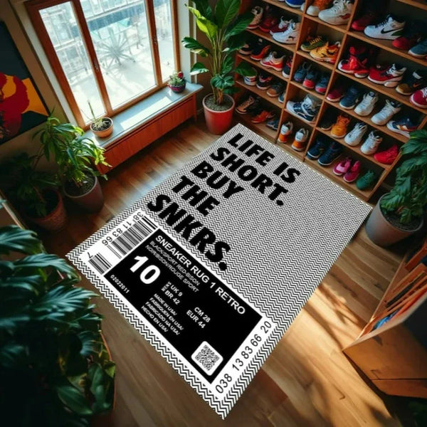 Soft Sneaker Style Rug