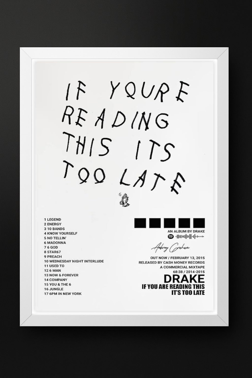 Drake Rap Canvas Art