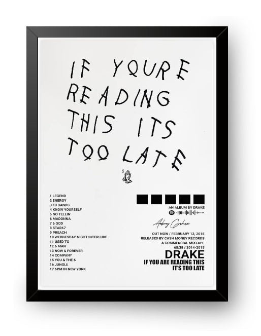 Drake Rap Canvas Art