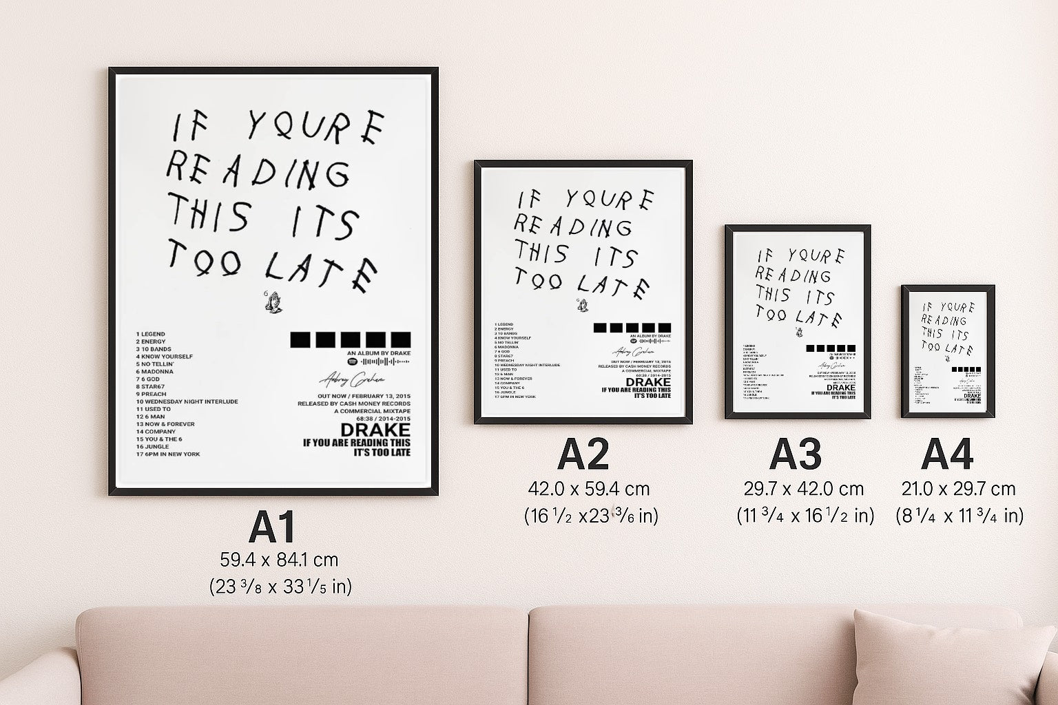 Drake Rap Canvas Art