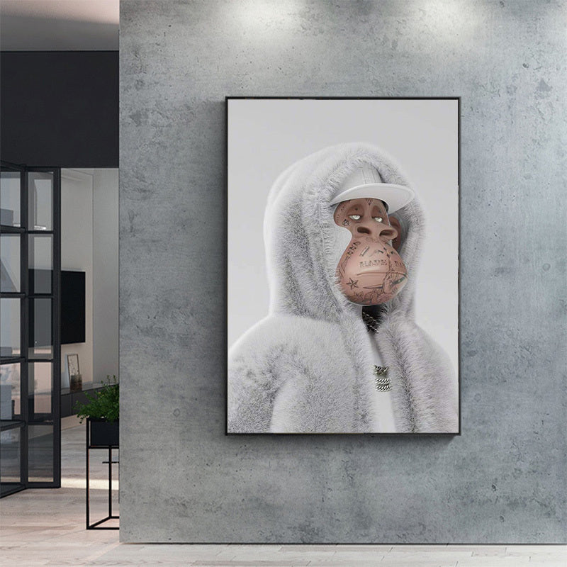 Painting Yacht Club Monkey Fashion Aesthetics