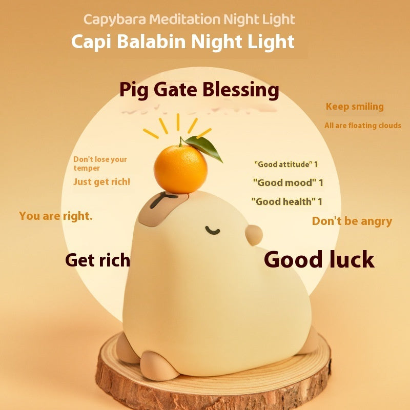Adorable Capibara Touch Sensor Lamp